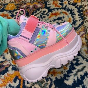 Sugar Thrillz Aqua Interior Sneakers
